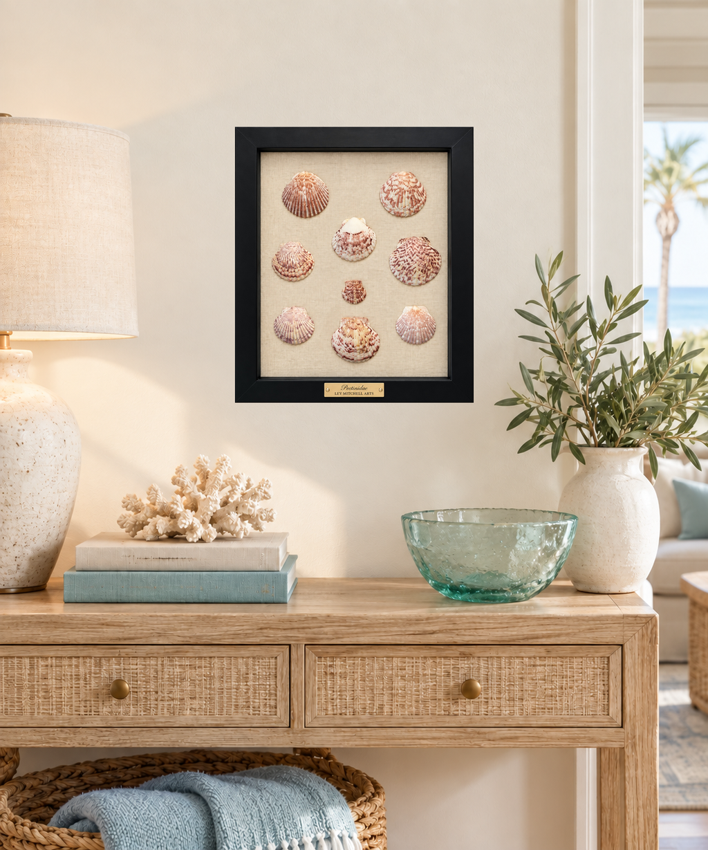 Coastal Scallops in Wine on Belgian Linen